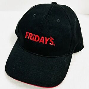 TGI Friday's Restaurant Logo Light Up Battery Hat Cap Adjustable Strapback Black